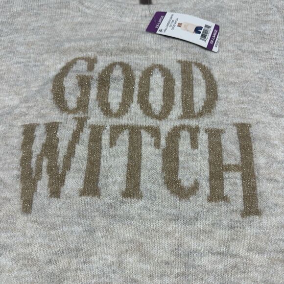 Vince Camuto Good Witch Crew Neck Women’s Sweater Size 2XL XXL Oatmeal NWT - Picture 3 of 8